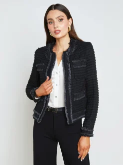 Agnes Tweed Denim Jacket