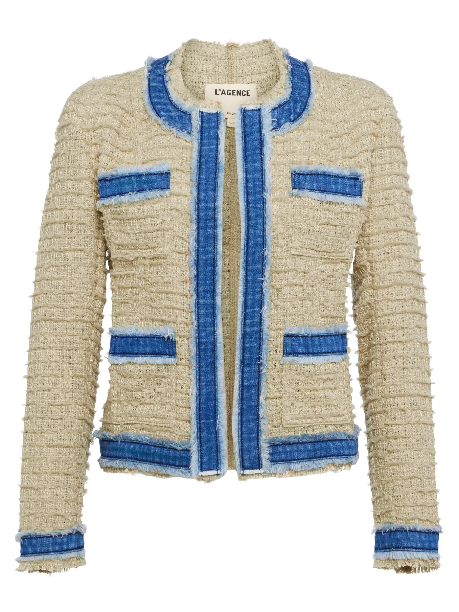 Agnes Tweed Denim Jacket