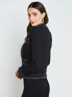 Agnes Tweed Denim Jacket