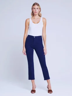 Alexia Cropped Cigarette Jean