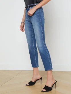 Alexia Cropped Cigarette Jean