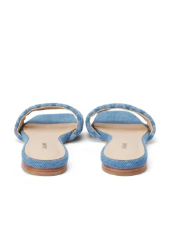 Aloise Denim Slide Sandal