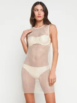 Angela Mesh Cover-Up Dress