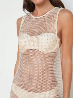 Angela Mesh Cover-Up Dress