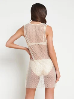 Angela Mesh Cover-Up Dress