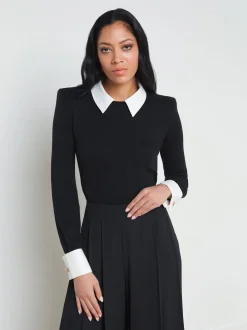 April Cufflink Detail Pullover