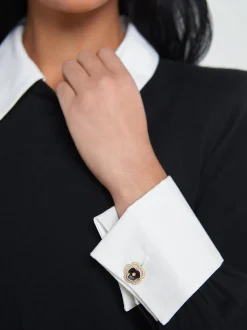 April Cufflink Detail Pullover