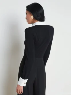 April Cufflink Detail Pullover