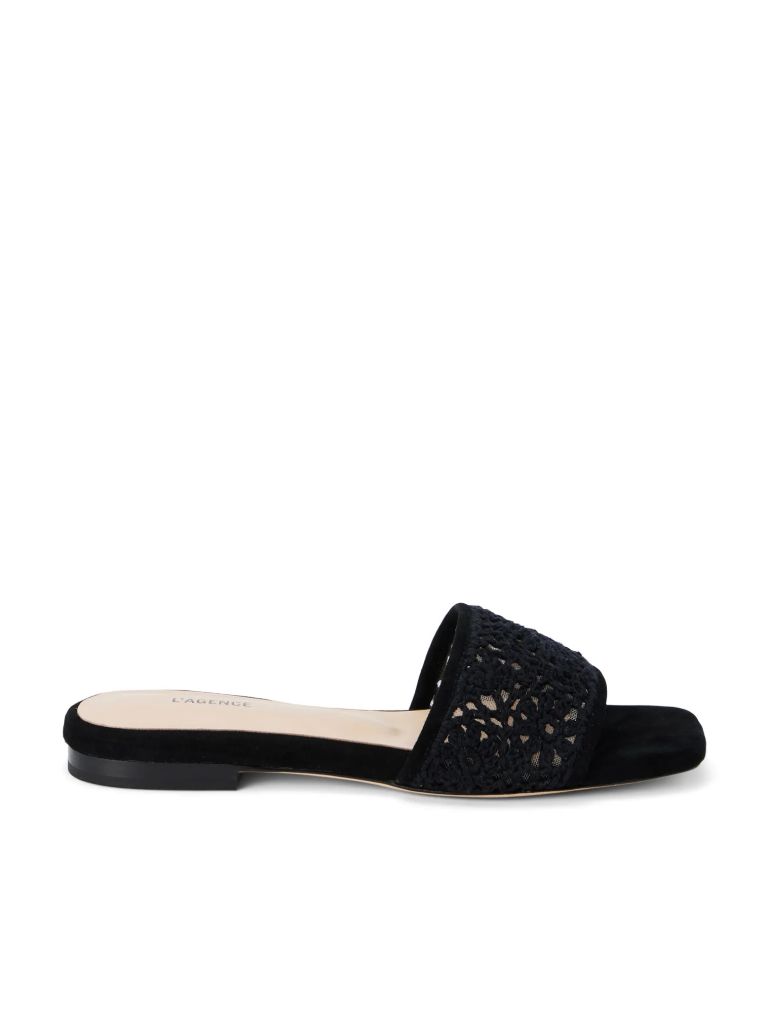 Armelle Crochet Slide Sandal