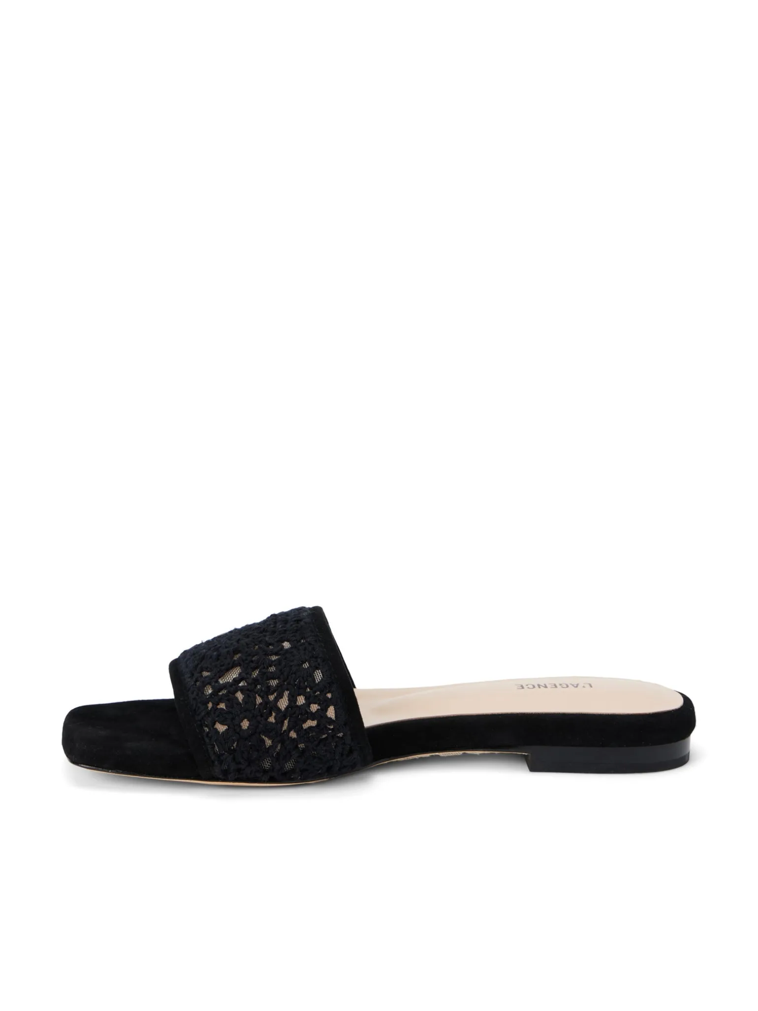 Armelle Crochet Slide Sandal