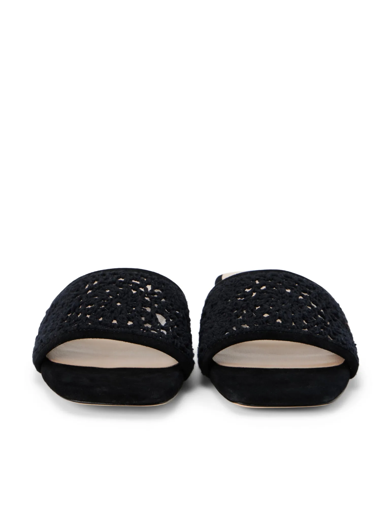 Armelle Crochet Slide Sandal