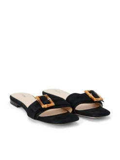 Aurelie Buckle Slide Sandal