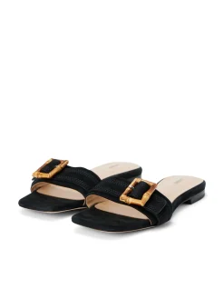 Aurelie Buckle Slide Sandal