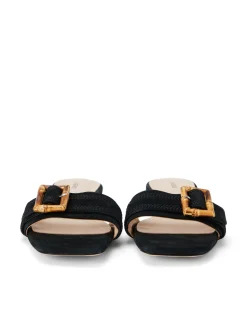 Aurelie Buckle Slide Sandal