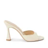 Avery Leather Peep-Toe Mule