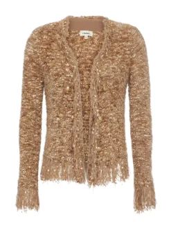 Azure Fringe Cardigan Blazer