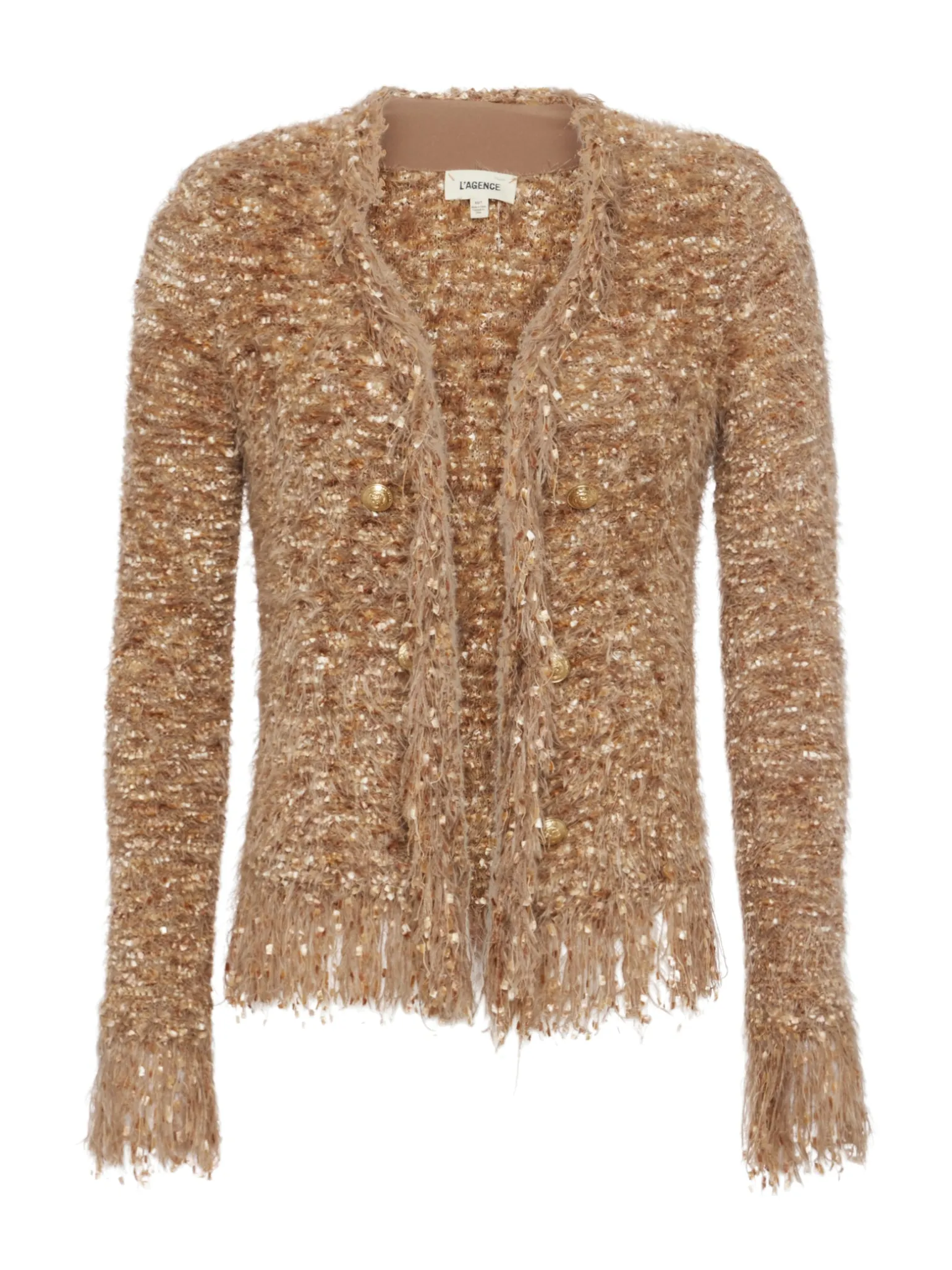 Azure Fringe Cardigan Blazer
