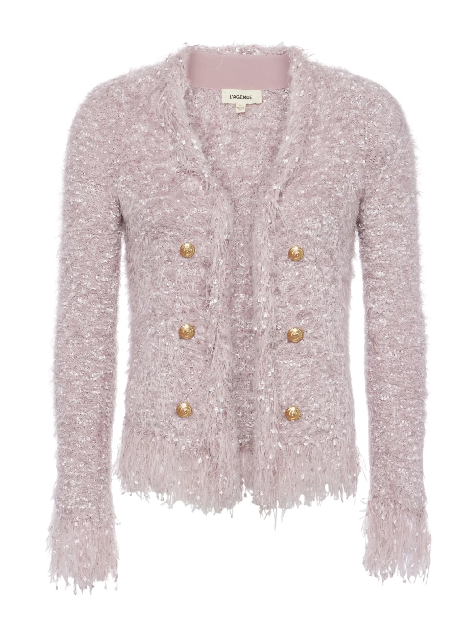 Azure Fringe Cardigan Blazer