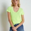 Becca Cotton V-Neck Tee