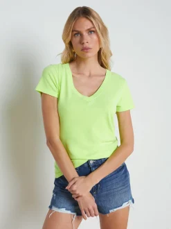 Becca Cotton V-Neck Tee