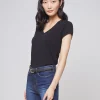 Becca Cotton V-Neck Tee