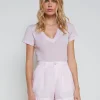 Becca Cotton V-Neck Tee