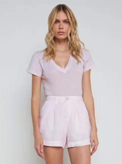 Becca Cotton V-Neck Tee