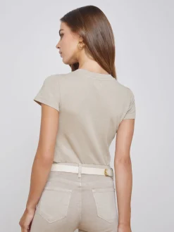 Becca Cotton V-Neck Tee