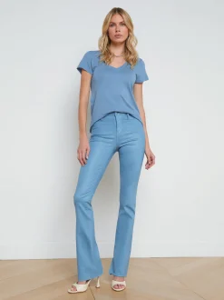 Becca Cotton V-Neck Tee