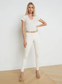Becca Cotton V-Neck Tee