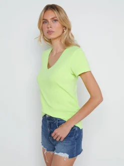 Becca Cotton V-Neck Tee