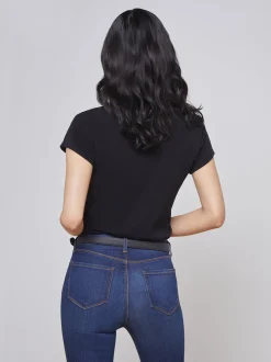 Becca Cotton V-Neck Tee