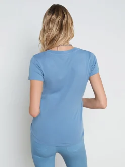Becca Cotton V-Neck Tee