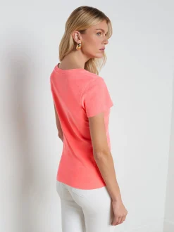 Becca Cotton V-Neck Tee