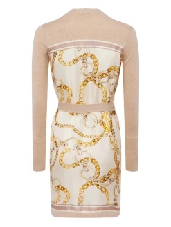 Beverly Silk Panel Cardigan
