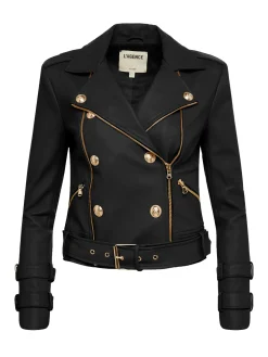 Billie Belted Leather Jacket