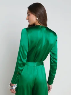 Blaze Silk Bodysuit