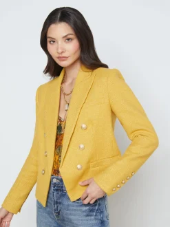 Brooke Open-Front Blazer
