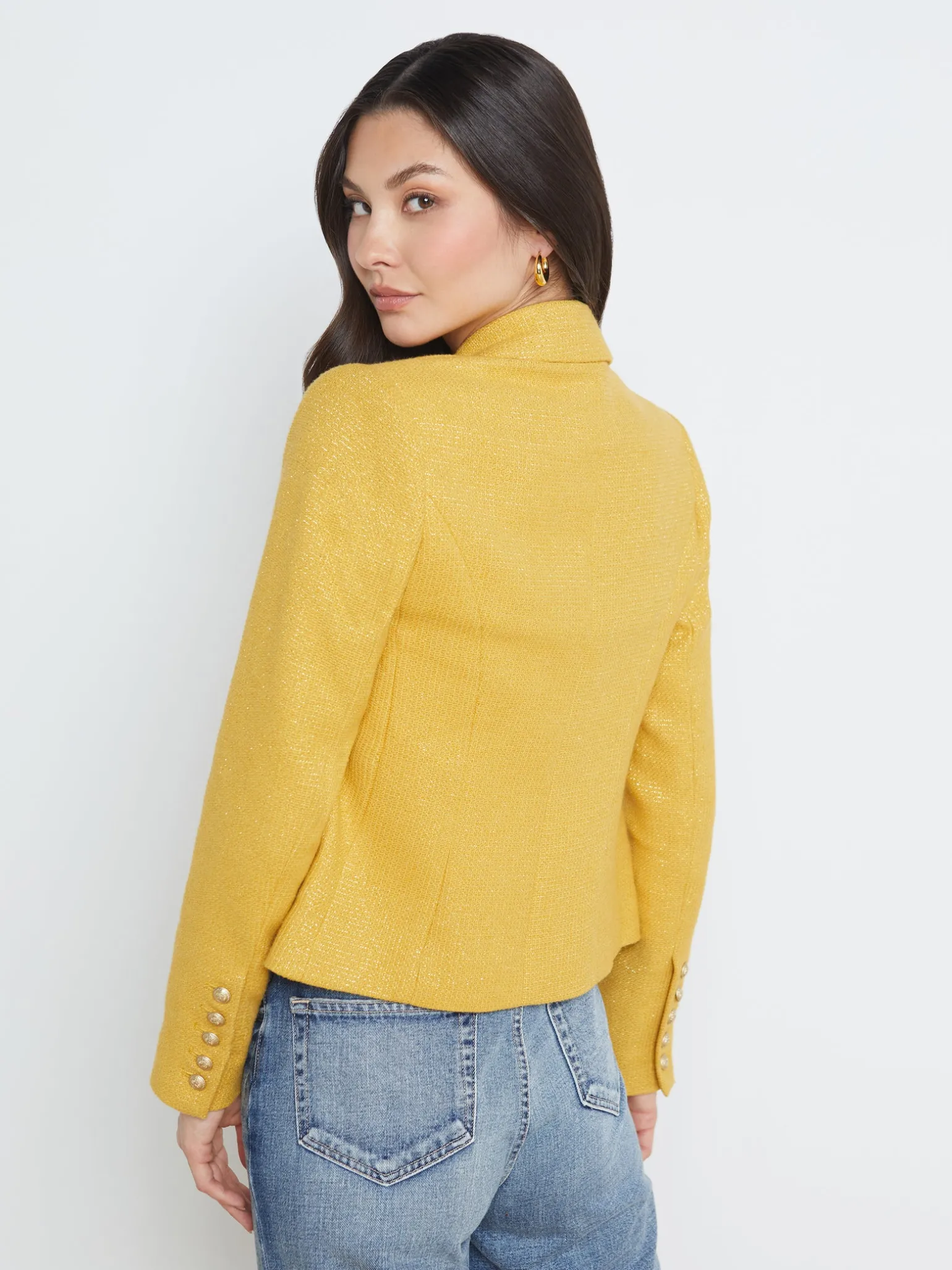 Brooke Open-Front Blazer