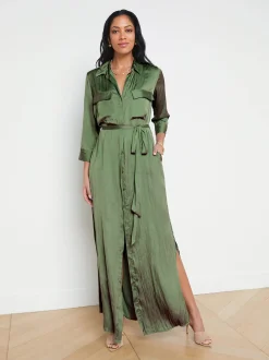 Cameron Maxi Shirt Dress