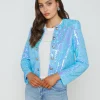 Cerise Sequin Jacket