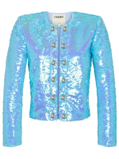 Cerise Sequin Jacket
