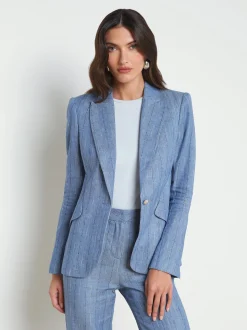Chamberlain Linen-Blend Blazer