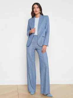 Chamberlain Linen-Blend Blazer