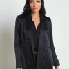 Colin Silk Charmeuse Blazer