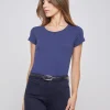 Cory Cotton Scoopneck Tee
