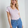Cory Cotton Scoopneck Tee