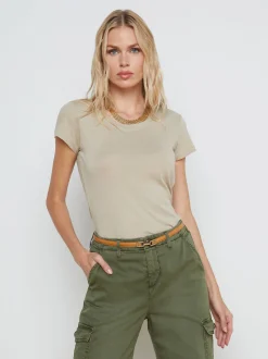 Cory Cotton Scoopneck Tee