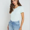 Cory Cotton Scoopneck Tee