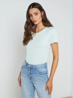 Cory Cotton Scoopneck Tee
